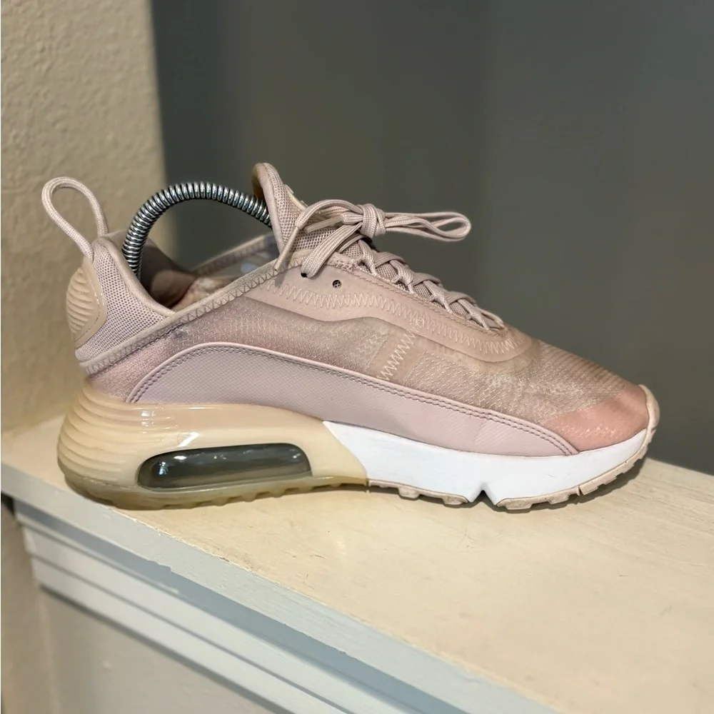 Nike Womens Nike Air Max 2090 Shoe Rose Metallic Silver White Sz 7 #CT1290-600 - Picture 3 of 9